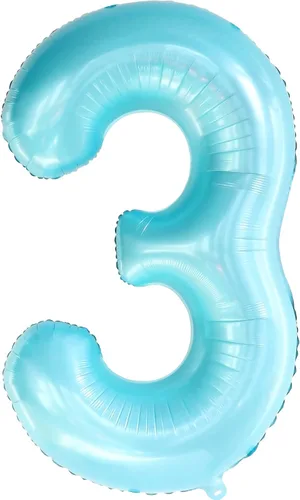 Miniatura 198 de KatchOn, Globo grande azul número 2 de 40 pulgadas Decoraciones de cumpleaños de Baby Shark para niño de 2 años Globo azul número 2 Globo
