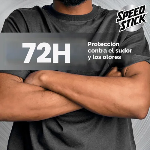 Miniatura 3 de Speed Stick Desodorante antitranspirante para hombre, sin perfume, 3 onzas, paquete de 4