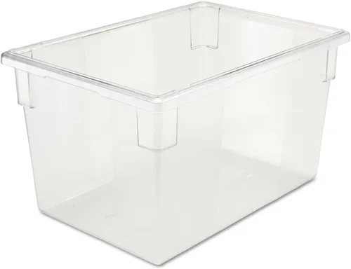 Miniatura 24 de Rubbermaid Commercial Products Tapa de caja de almacenamiento de alimentos para tamaños de 8.5, 12.5, 16.5 y 21.5 galones, transparente
