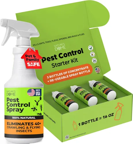 Miniatura 10 de Nature's Dome Spray de control de plagas de 1 galón, mata hormigas natural y repelente de insectos para uso en interiores y exteriores, espray