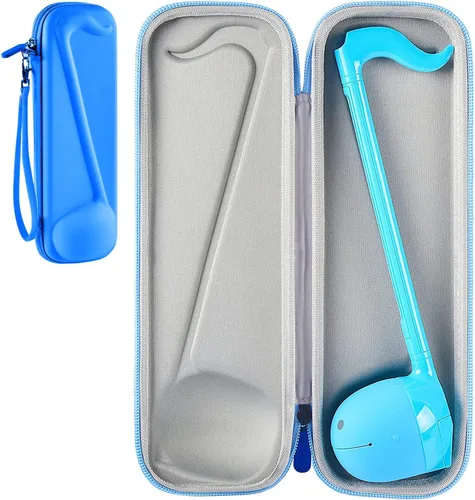 Miniatura 10 de Funda compatible con Otamatone [Edición en Inglés] Instrumento musical electrónico japonés sintetizador portátil, soporte de almacenamiento de Rosa