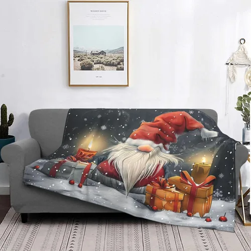 Miniatura 32 de 250 Anniversary USA Flag Flannel Fleece Throw Blankets, Patriotic Eagle Super Warm Soft Sofa Blanket All Season (40"x30")