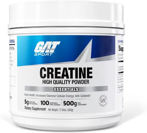 Miniatura 7 de GAT SPORT Polvo de Creatina Monohidrato, 150 Gramos, Fuerza, Salud Cerebral, Apoyo GLP1 Antioxidante, Resistencia, para Hombres y Mujeres