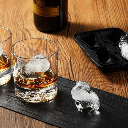 Miniatura 2 de ACOOKEE Bandeja para cubitos de hielo de Capybara con formas divertidas, lindos regalos de capibara originales, 5.6 cm de gran molde de hielo