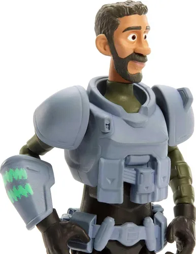 Miniatura 4 de Mattel Disney y Pixar Lightyear Jr. Zap Patrol Mo Morrison Figura de acción, 10 puntos de articulación y accesorios, escala de 5 pulgadas