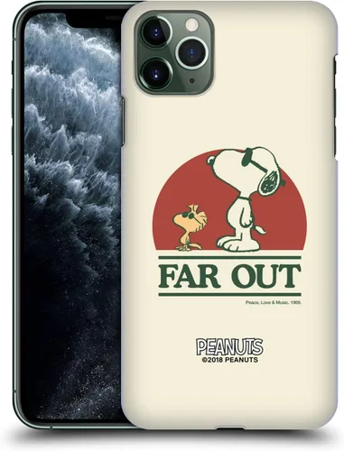 Miniatura 116 de Head Case Designs Funda rígida con licencia oficial de Peanuts Snoopy Woodstock Far Out Woodstock 50th compatible con Apple iPhone 15 Plus