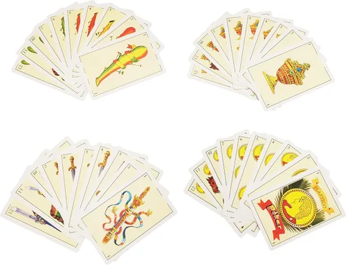 Miniatura 2 de CDBXRA 2 barajas de cartas españolas Cartas Españolas, Baraja Española, Briscas Cards Puerto Rico, naipes mexicanos, cartas españolas de plástico