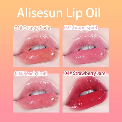 Miniatura 5 de Kit de 4 piezas de aceite y brillo labial - Cuidado labial hidratante y voluminizador con perla y brillo