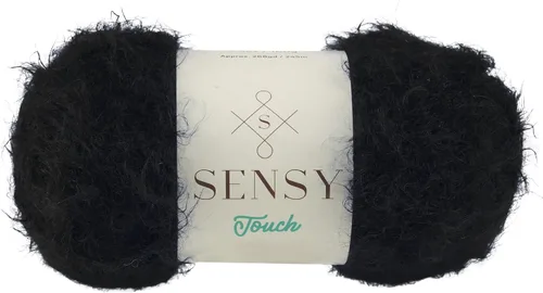 Miniatura 17 de Sensy Touch - Ovillo de lana, 3.5 onzas, 268 yardas, calibre 3 claro (blanco)