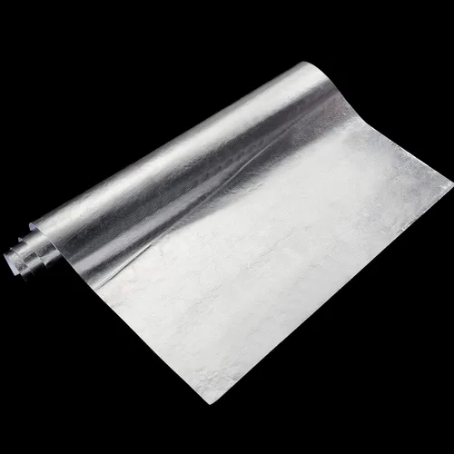Miniatura 3 de BBTO Lámina Reflectante de Calor con Respaldo Adhesivo de Fibra de Vidrio Aluminizada Cinta de Escudo Térmico Barrera de Protección Material Plateado