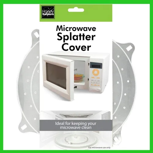 Miniatura 5 de Handy Helpers Kitchen Essentials - Cubierta para salpicaduras de microondas, 10 x 12 pulgadas, color plateado