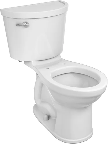 American Standard 211BA104.020 Champion PRO Inodoro de dos piezas, Frente redondo, Altura de la silla, Blanco, 1.28 gpf