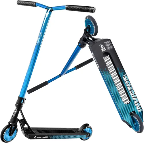 Miniatura 10 de Root Industries Invictus Complete Pro Scooter - Ruedas Honeycore de 4.724 in, barras de cromolita, compresión HIC y cubierta de corte