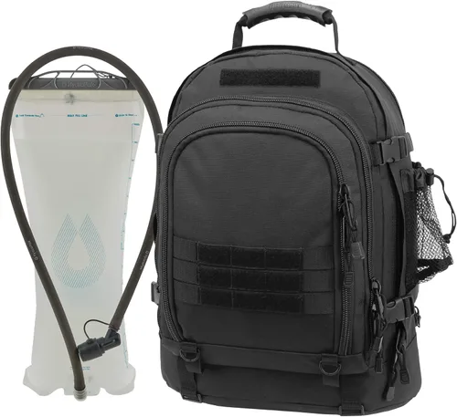 Miniatura 2 de Mercury Tactical Gear Code Alpha TAC PAC Mochila expandible de 3 días con sistema de hidratación Hydrapak 3L, Marrón Coyote, Code Alpha Tac Pac