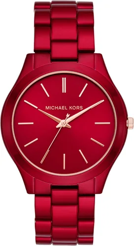 Miniatura 14 de Michael Kors Slim Runway - Reloj de pulsera de acero inoxidable para mujer