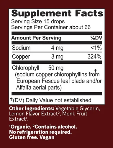 Miniatura 3 de Herbs Etc. ChlorOxygen - Gotas de limonada – 50 mg de clorofila – Apoyo de energía y vitalidad – 1 onza líquida (66 porciones)