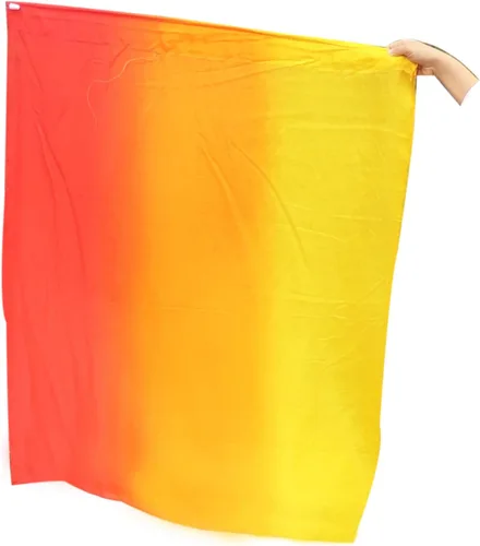Miniatura 5 de Winged Sirenny Bandera flexible de seda transparente de adoración profética de 40 pulgadas, pancarta de adoración litúrgica para la iglesia (cobre)