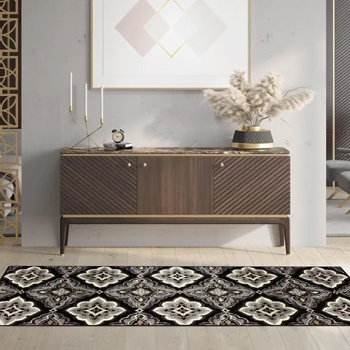Miniatura 6 de Superior Alfombra de área para interiores, respaldo de yute, perfecta para entrada, oficina, salón/comedor, dormitorio, cocina, suelo de madera