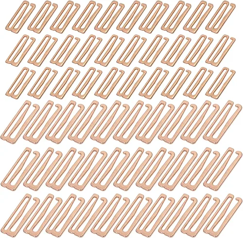 Miniatura 8 de Tupalizy Ganchos de metal para brasier para coser bikini halter tops traje de baño, lencería, traje de baño, diapositivas de ajuste, 60