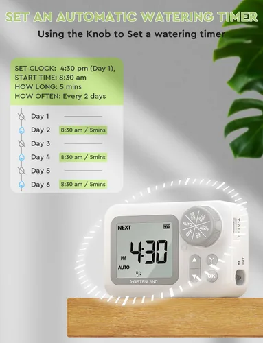 Miniatura 3 de Sistema de Riego Automático [2025 Actualizado], Soporte para 15 Plantas en Maceta para Interior, Riego Automático para Vacaciones, con Temporizador