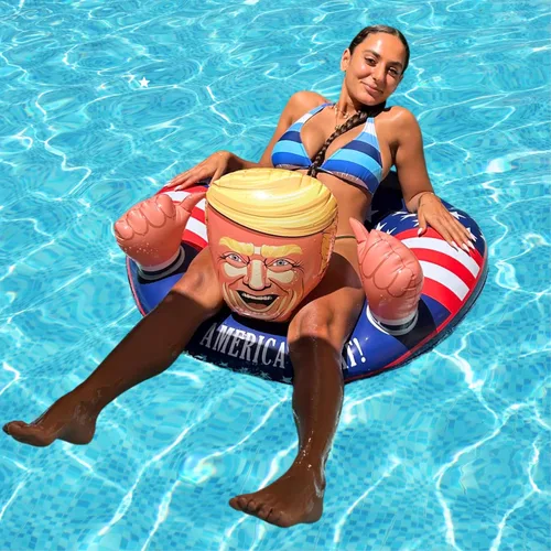 Miniatura 3 de Flotador inflable de piscina americano para fiesta de verano en la piscina - Padre