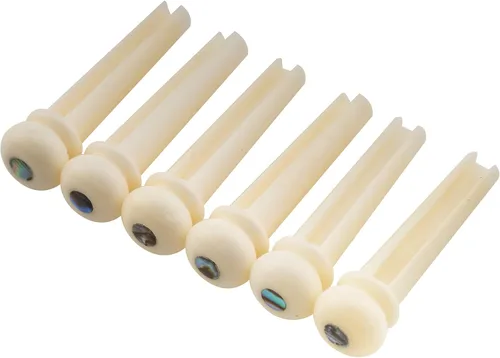 Miniatura 10 de Musiclily Slotted Folk - Pasadores de extremo para guitarra acústica de ébano para piezas de guitarra Martin Taylor, color negro (paquete de 6)