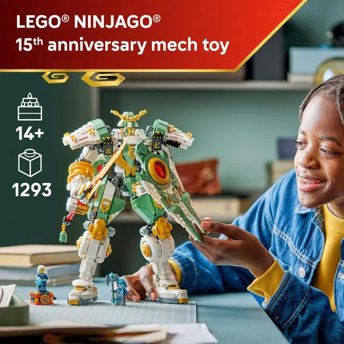 Miniatura 2 de LEGO NINJAGO - Juguete de construcción de 15 aniversario de Titan Mech de Lloyd's Titan Mech, juego coleccionable para niños y niñas, a partir de 14