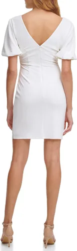 Miniatura 4 de GUESS Manga abullonada con cuello corazón para mujer