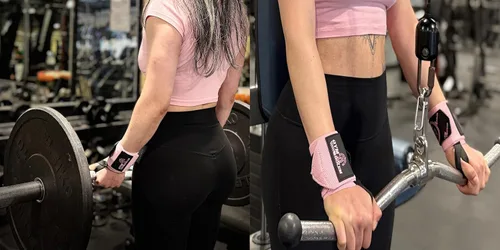 Miniatura 5 de Muñequeras – Envolturas de soporte premium de 18 pulgadas con lazo para el pulgar para levantamiento de pesas, culturismo y crossfit (1 par)