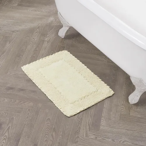 Miniatura 27 de Laura Ashley Ruffle tapete para baño de algodón de 17 x 24 pulgadas
