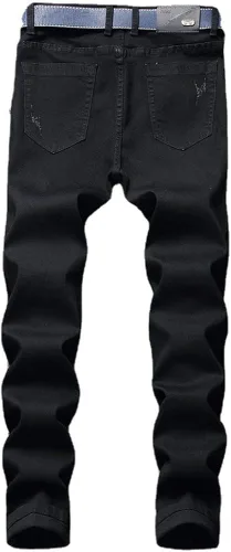 Miniatura 2 de AITITIA Jeans rasgados de corte regular para hombre
