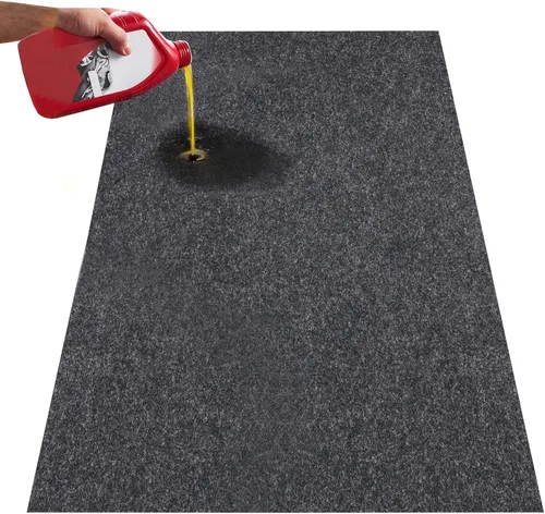 Miniatura 13 de VEVOR Tapete para Piso de Garaje, 3'x5' Tapete para Derrames de Aceite, Tapete para Piso de Garaje Debajo del Automóvil, Duradero, Reutilizable
