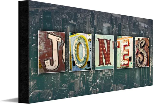 Miniatura 50 de Personal-Prints MUSIC - Decoración artística con nombre personalizado o regalo para el músico o profesor de música, piano personalizado o cualquier