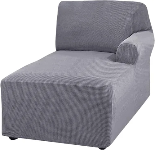 Miniatura 21 de SFYZ HOME Funda de sillón jacquard moderno, de forro polar, funda elástica para sillón izquierdo/derecho para sofá biplaza en forma de L