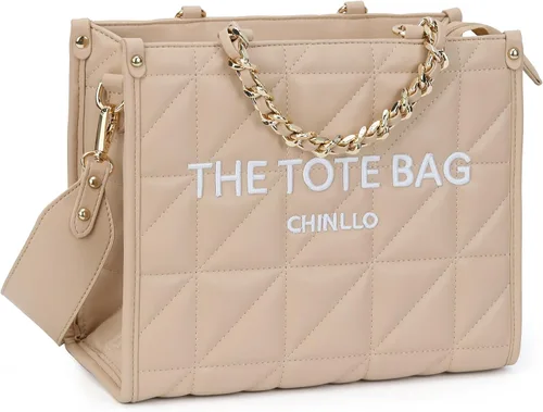 Miniatura 21 de Chinllo - Bolso de mano para mujer, bolsa satchel con asa superior y correa para el hombro