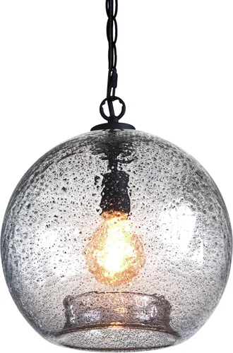 CASAMOTION Iluminación Colgante Isla de Cocina Entrada Pasillo Vestíbulo Vidrio Transparente Mármol Negro Granja Moderna Accesorios de Luz Colgante