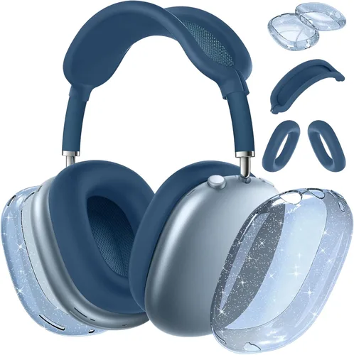 Miniatura 17 de Funda para AirPods Max, funda antiarañazos, funda para orejeras, cubierta para auriculares o diadema para AirPods Max. TPU suave y silicona 3