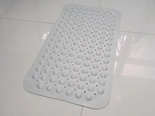 Miniatura 11 de Tapete antideslizante para bañera con ventosa y orificios de drenaje, tapete de baño para bañera, tapete de baño para bañera