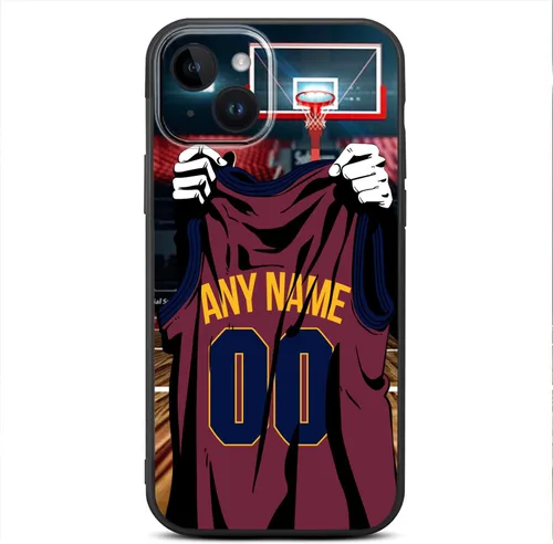 Miniatura 21 de Nombre y número personalizados de bricolaje – Camiseta de baloncesto de Oklahoma City – Funda de silicona líquida para iPhone 17 Air 16 15 Pro Max