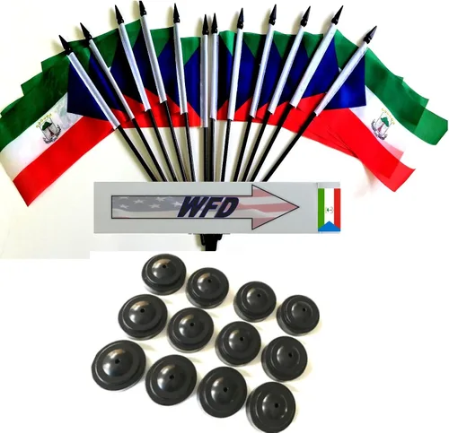 Miniatura 92 de Paquete de 12 banderas de escritorio de oficina en miniatura de poliéster Afganistán de 4 x 6 pulgadas y pequeñas banderas de mesa, 1 docena de mini