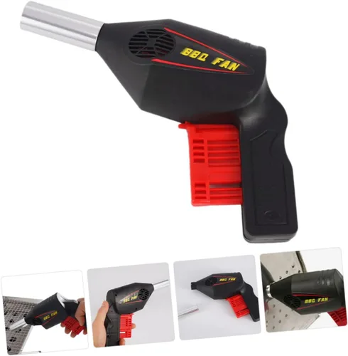 Miniatura 4 de GANAZONO chimenea fuelle ventilador ventilador herramientas de parrilla mini ventilador portátil soplador de mano parrilla fuego mano presión