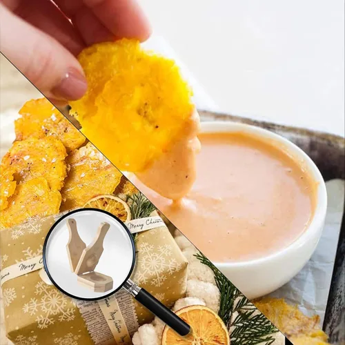 Miniatura 4 de Prensa de Plátano para Tostones - Auténtico Sabor Caribeño, 2-en-1 para Tostones y Copas de Plátano, Perfecto para Tostones y Plátanos Rellenos