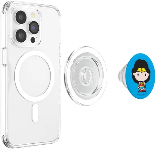 Miniatura 4 de Wonder Woman Cute Chibi Character PopSockets MagSafe PopGrip para iPhone