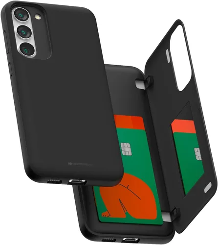 Miniatura 21 de GOOSPERY Funda tipo cartera para Samsung Galaxy S22 Ultra, [tarjetero] parachoques magnético de puerta con cierre automático, cubierta protectora