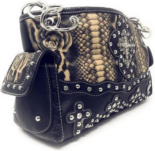Miniatura 3 de Texas West Bolso cruzado para mujer con cartera a juego, varios