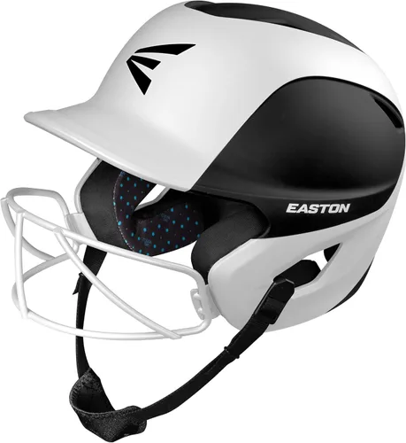 Miniatura 2 de Easton Casco de bateo Ghost con máscara Sóftbol de lanzamiento rápido Mate de dos tonos Múltiples estilos Negro/Blanco