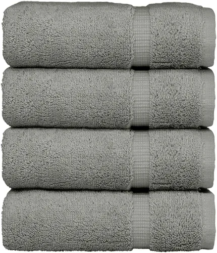 Miniatura 9 de Colección de calidad de hotel y spa, altamente absorbente y de secado rápido, 100% algodón turco, 750+ GSM, toallas ecológicas, toallas con borde