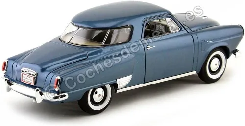 Miniatura 2 de Road Signature 92478bl 1950 Studebaker Champion Blue 1-18 modelo de coche fundido a troquel