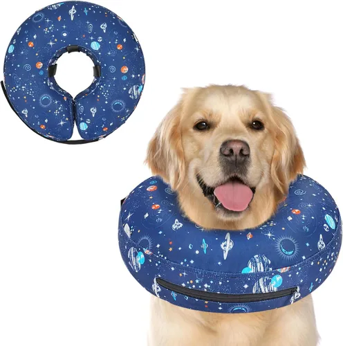 Miniatura 24 de Supet Cono Inflable para Perro para Perros Grandes, Medianos y Pequeños, Collar de Cono Suave para Perros y Gatos, Collar EC para Cuello de Perro