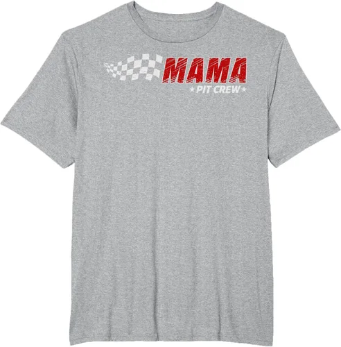 Miniatura 45 de Mama Pit Crew Race Car Birthday Family Matching Pit Crew Camiseta